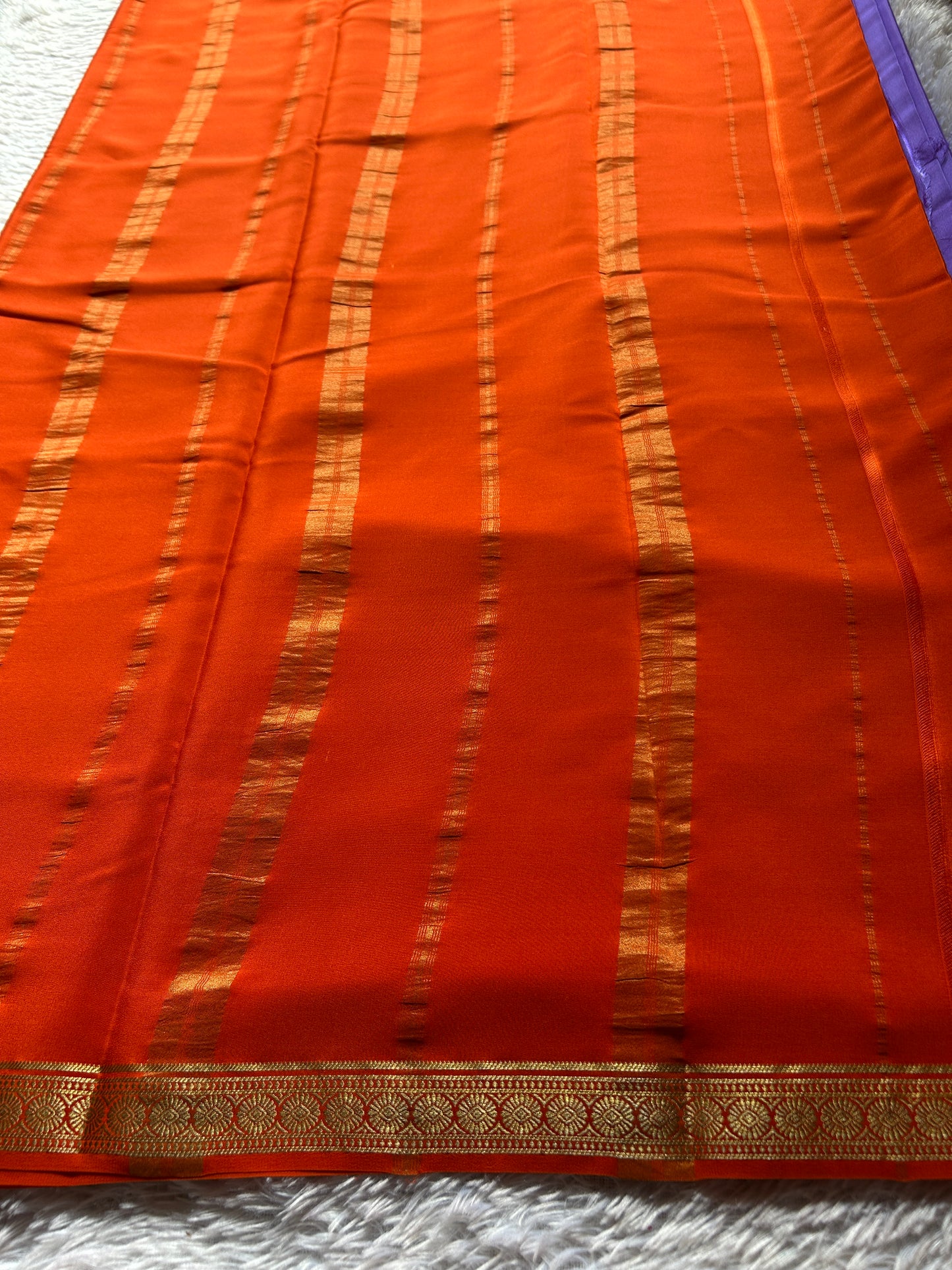 Parijata (2D) : Dark lavender-orange