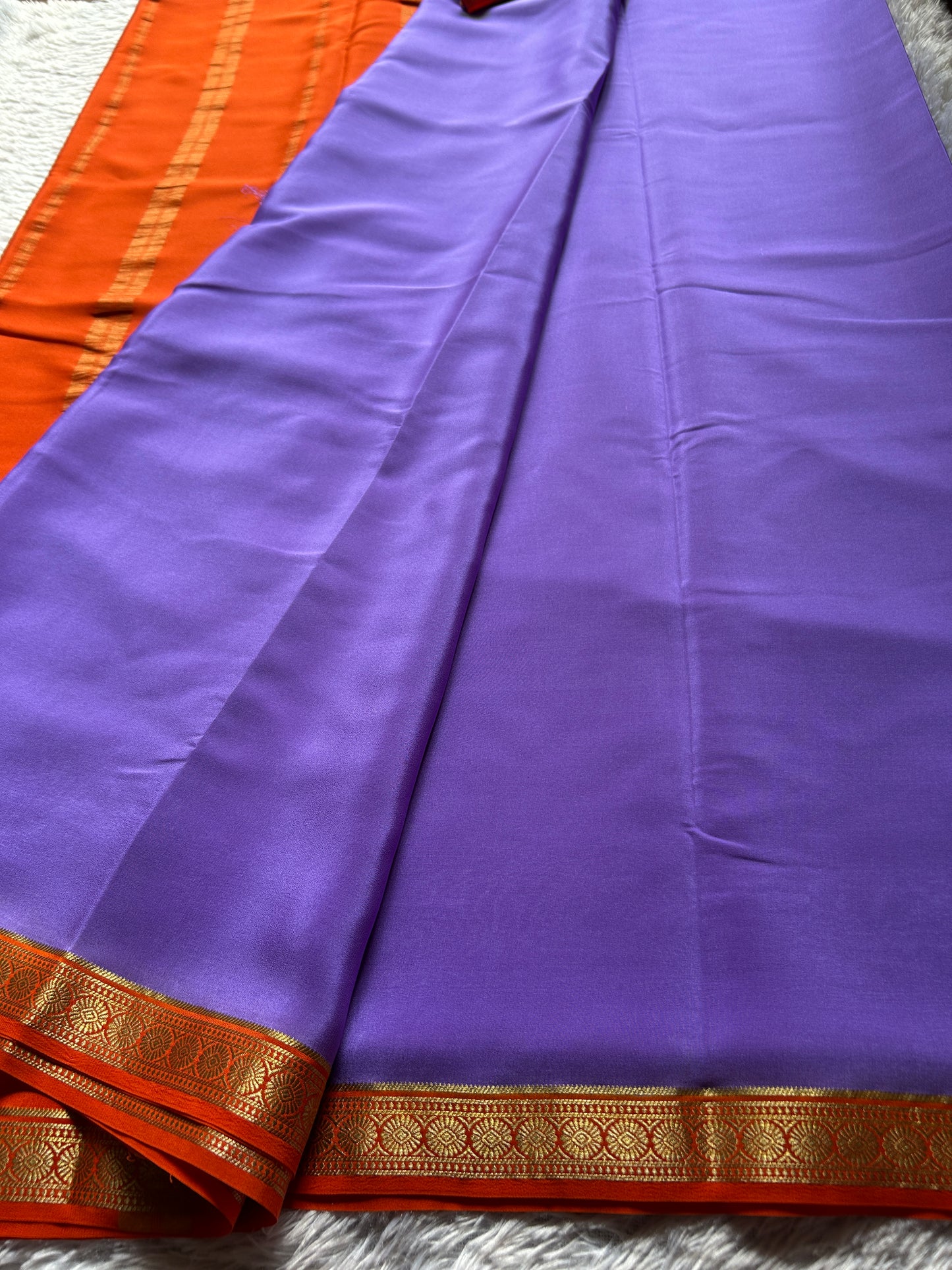 Parijata (2D) : Dark lavender-orange