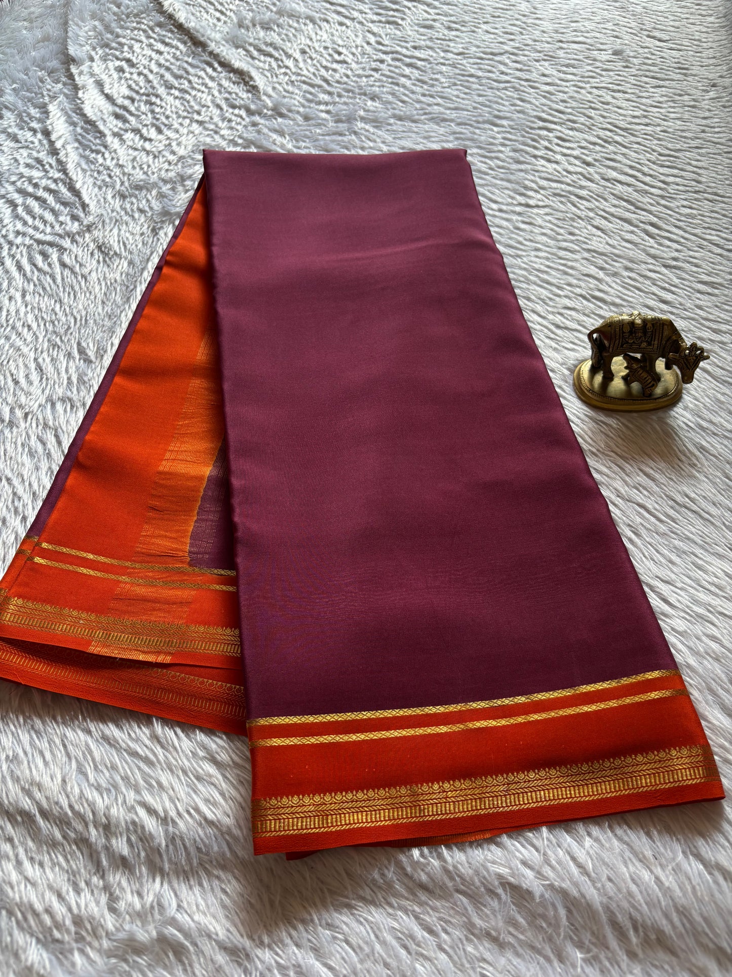 Sumathi (2D) : Dark Maroon-orange