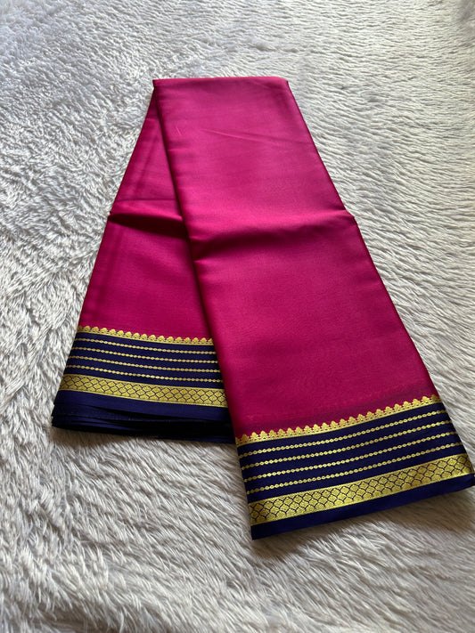 Lekhana (2D) : Pink-navy blue