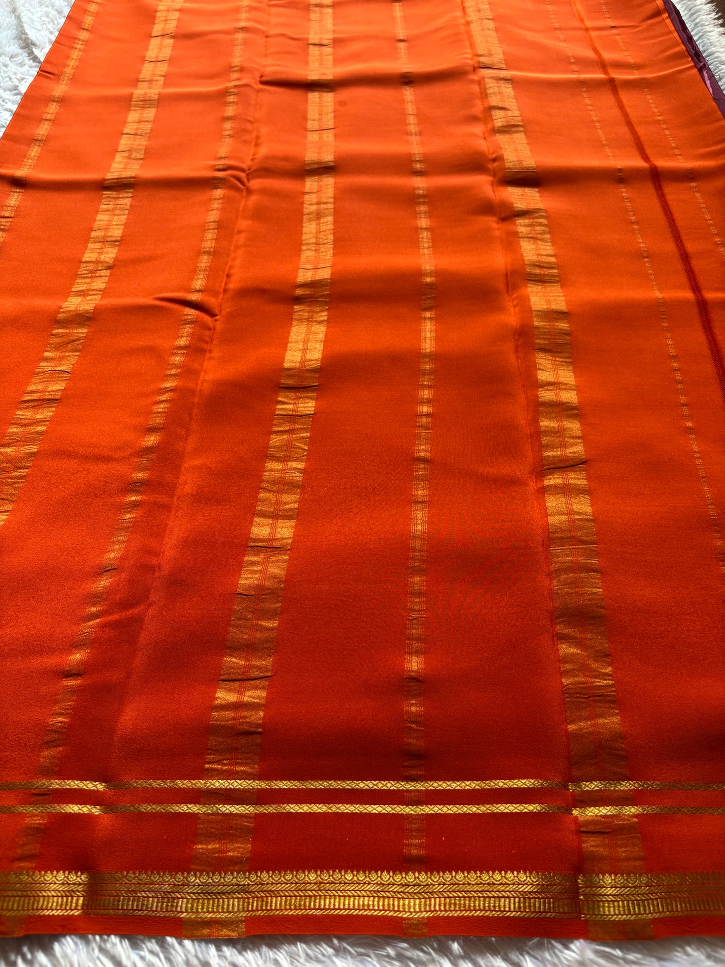 Sumathi (2D) : Dark Maroon-orange