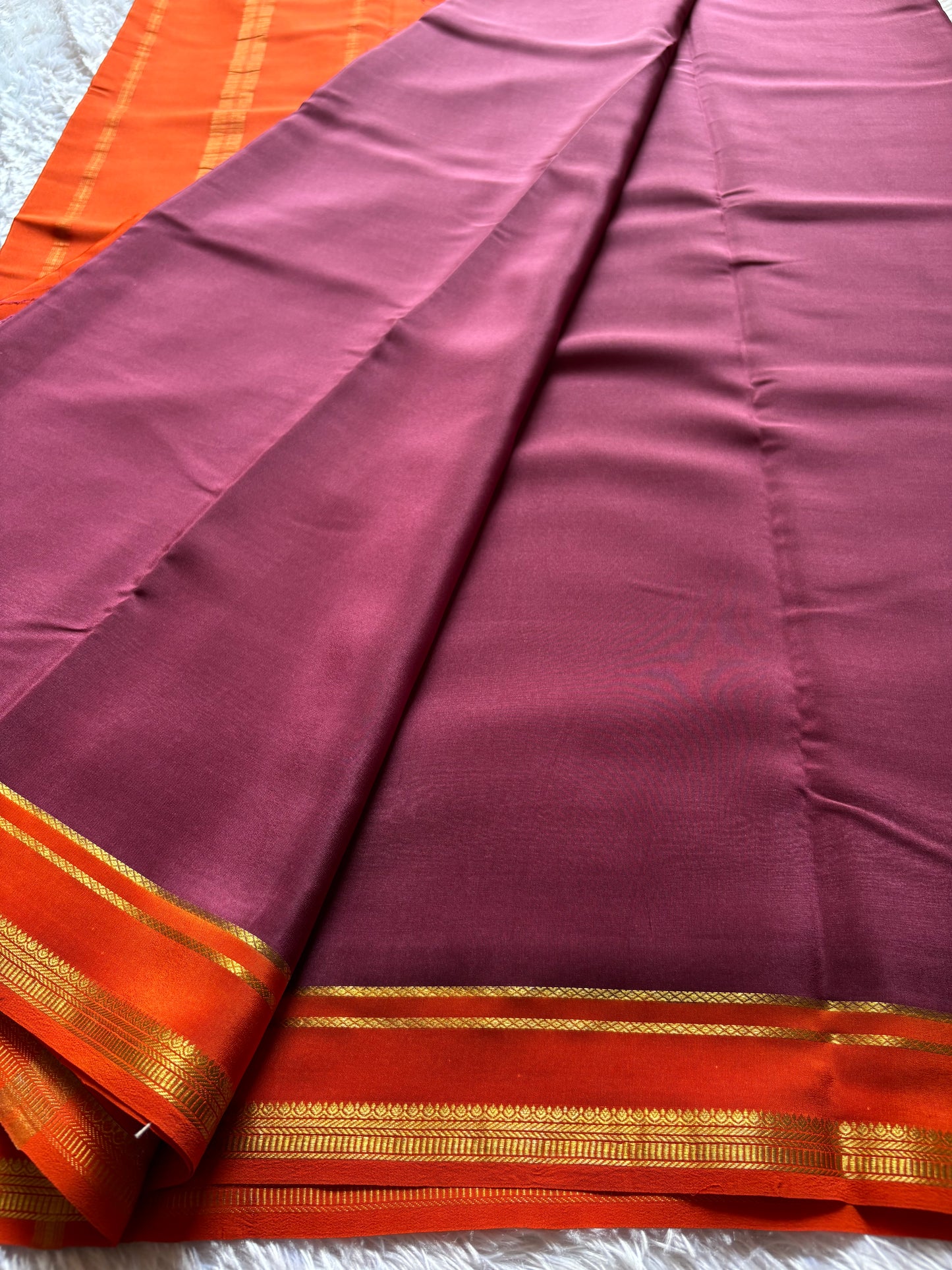 Sumathi (2D) : Dark Maroon-orange
