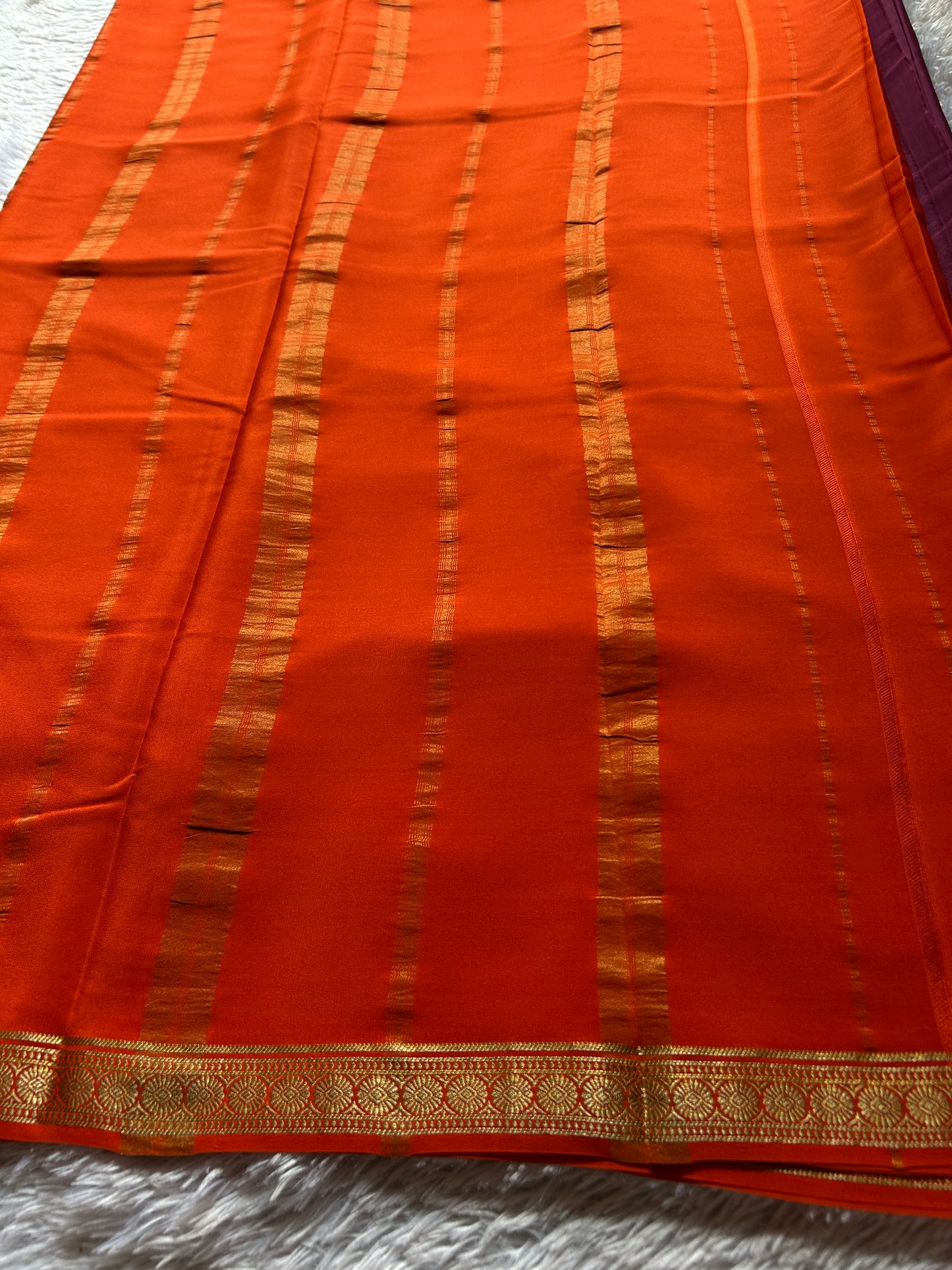 Parijata (2D) : Magenta pink-orange
