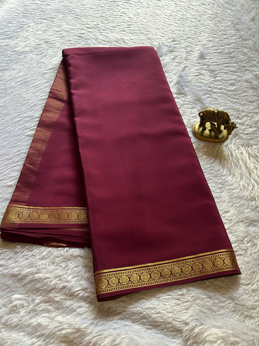 Parijata : Solid Maroon