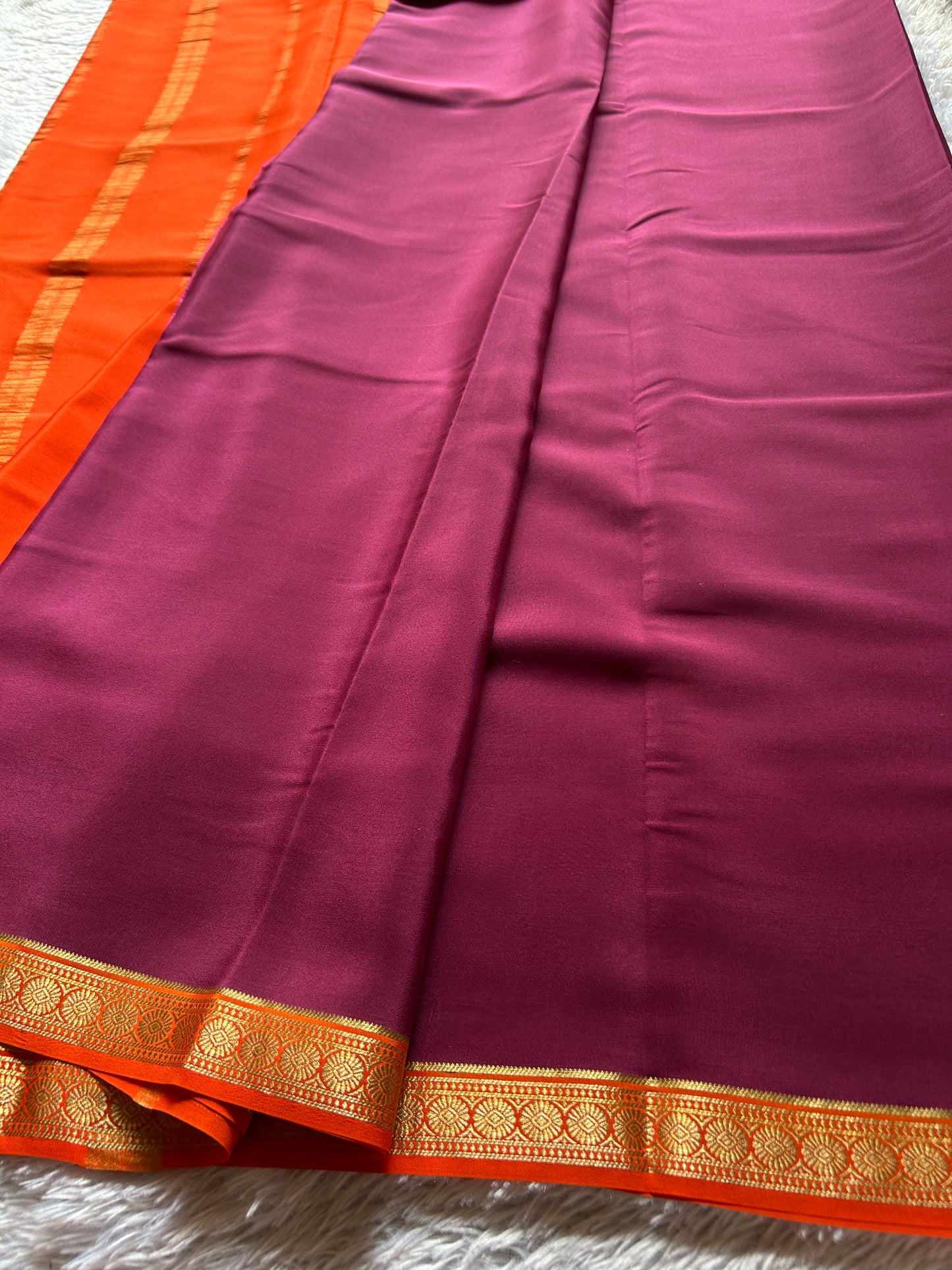 Parijata (2D) : Magenta pink-orange