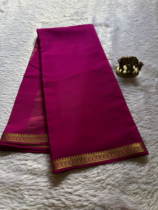 Nikhila : Solid Magenta pink