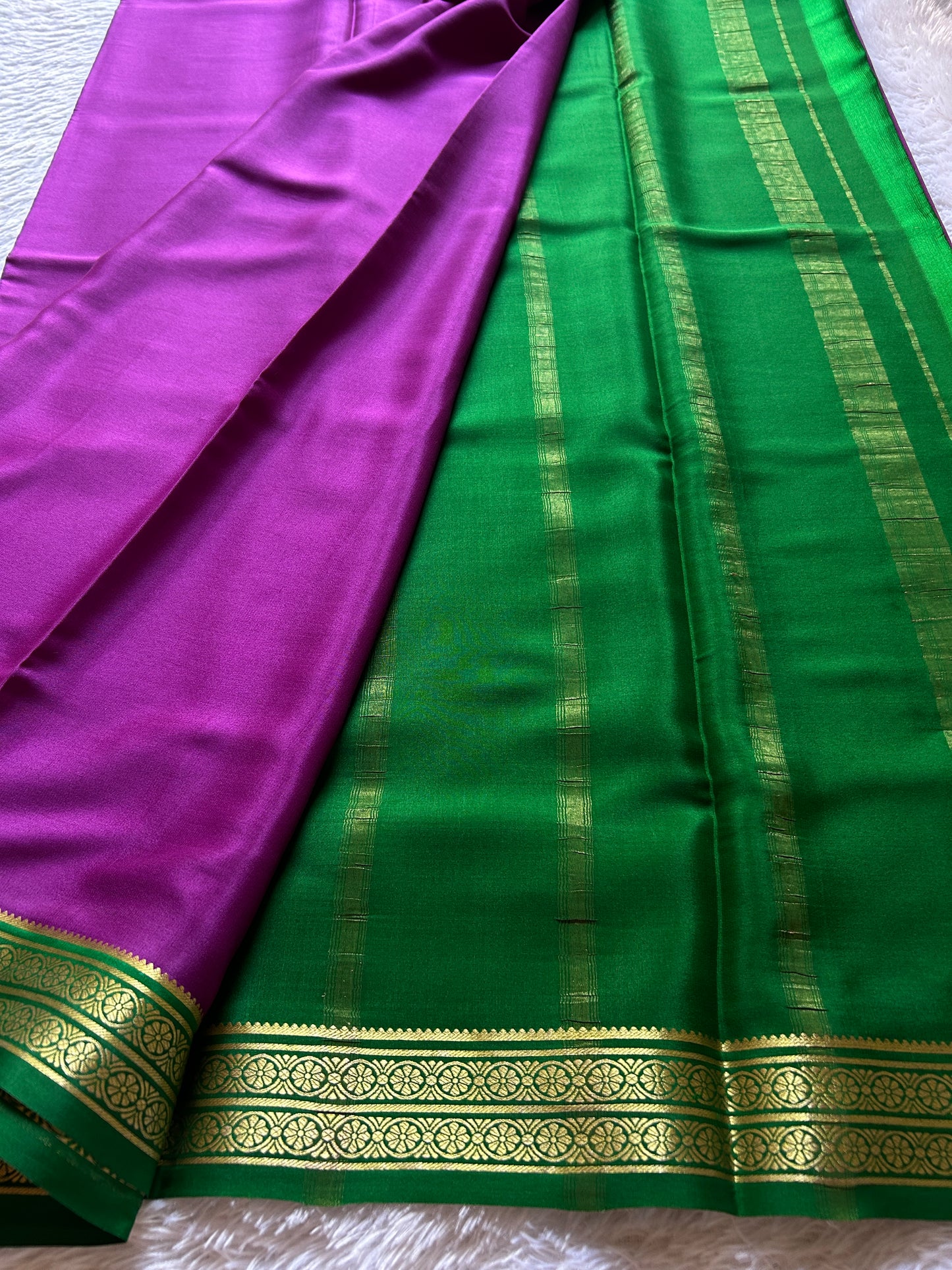 Pushpavathi (2D) : Purple-green