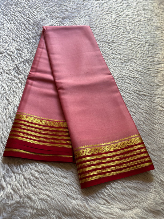 Nayana (2D) : Baby pink-maroon