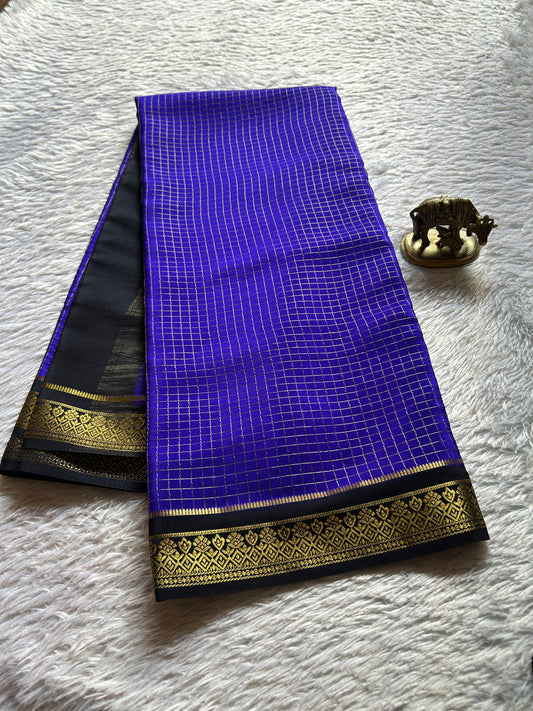 Vishakha (2D) : Royal blue-black