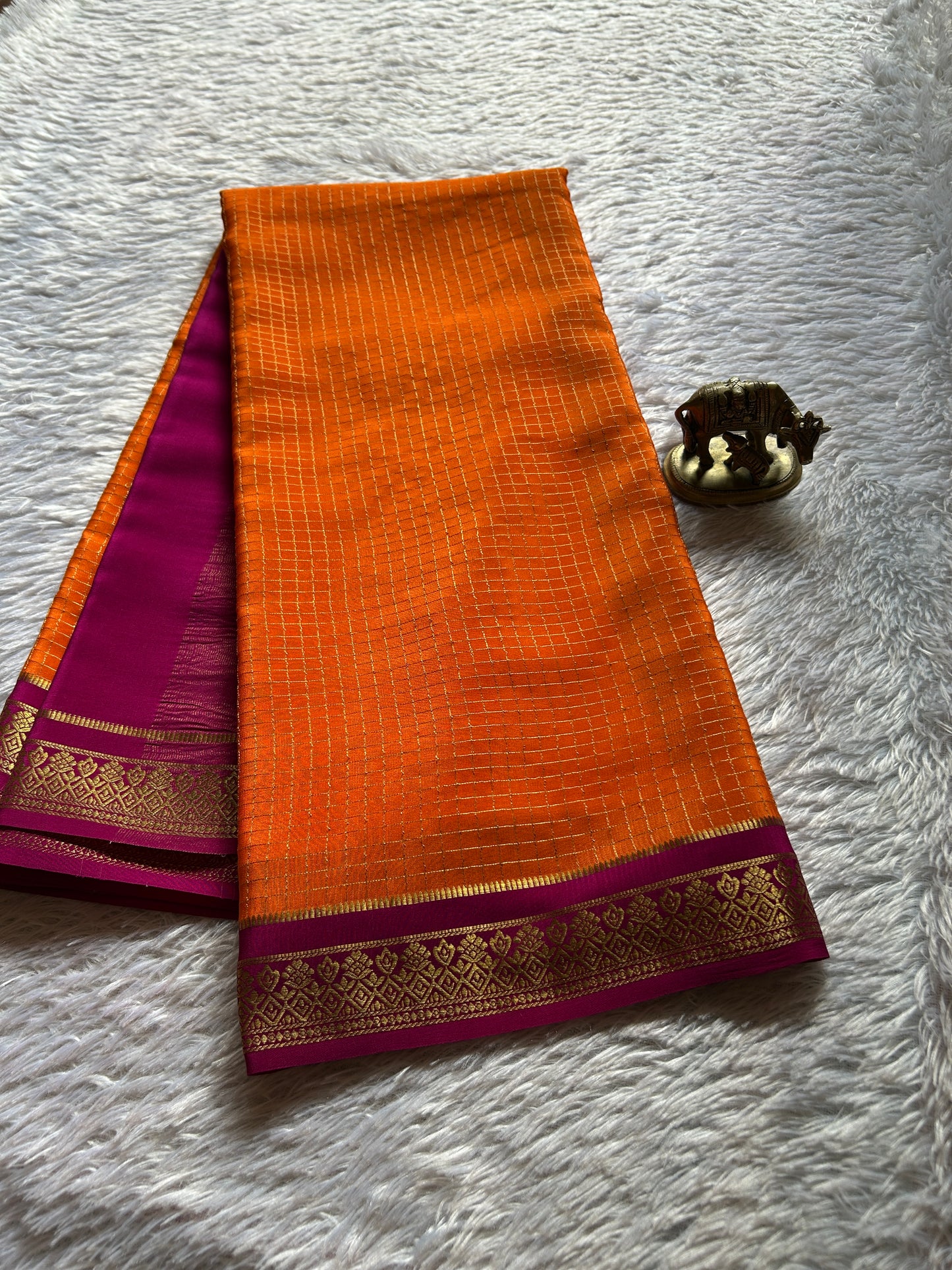 Vishakha (2D) : Orange-rani pink