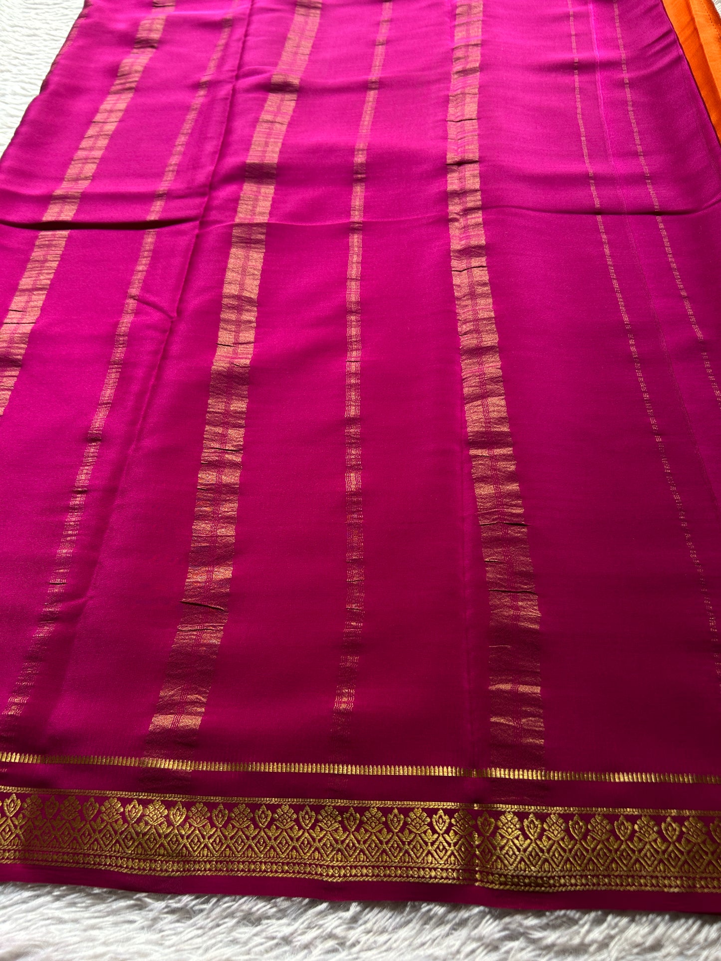 Vishakha (2D) : Orange-rani pink