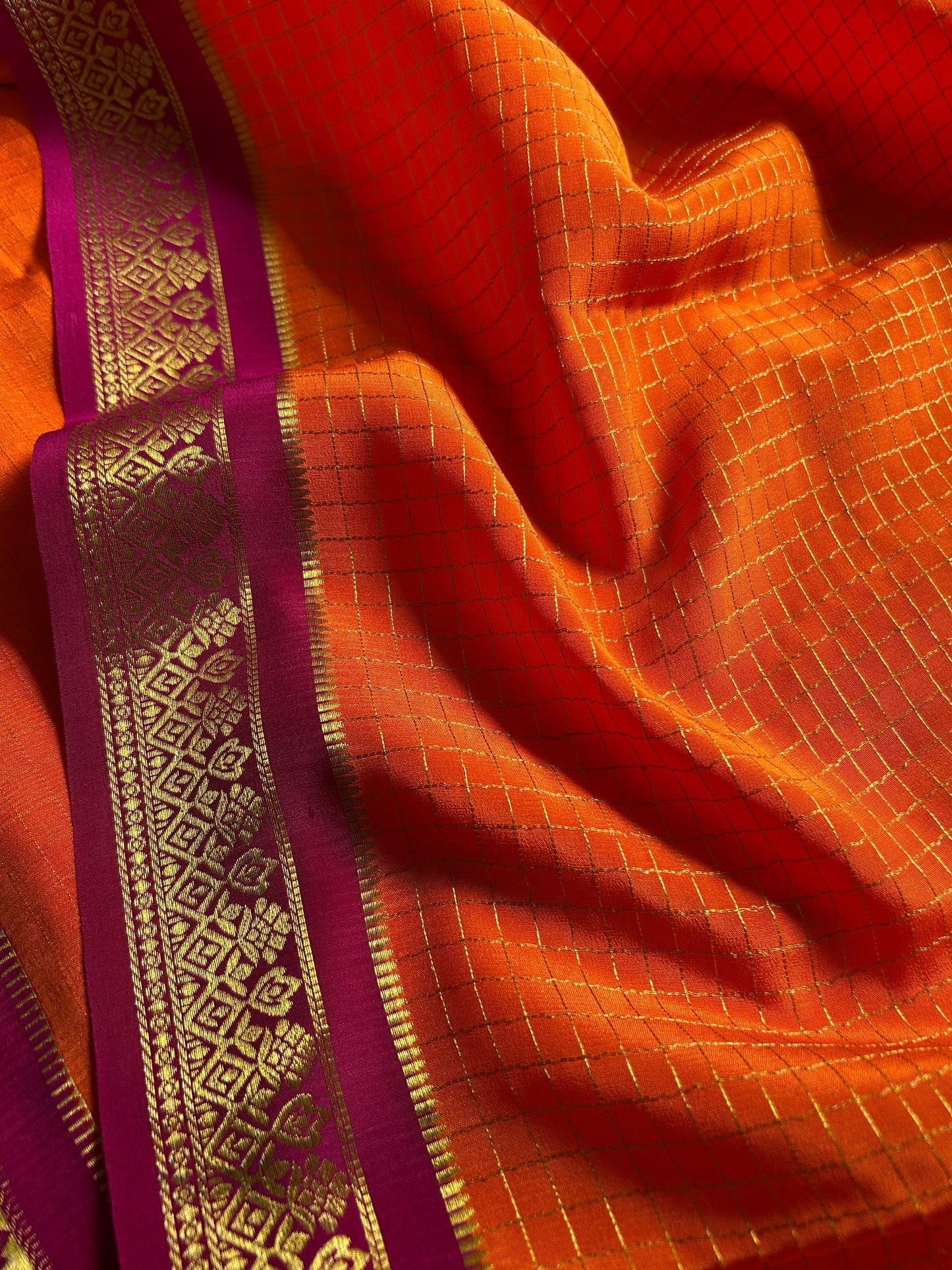Vishakha (2D) : Orange-rani pink