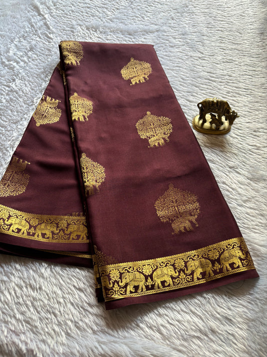 Ambari : Solid Chocolate brown