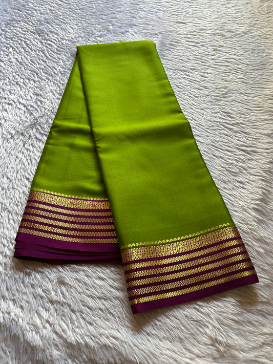 Nayana (2D) : Mehendi green-magenta