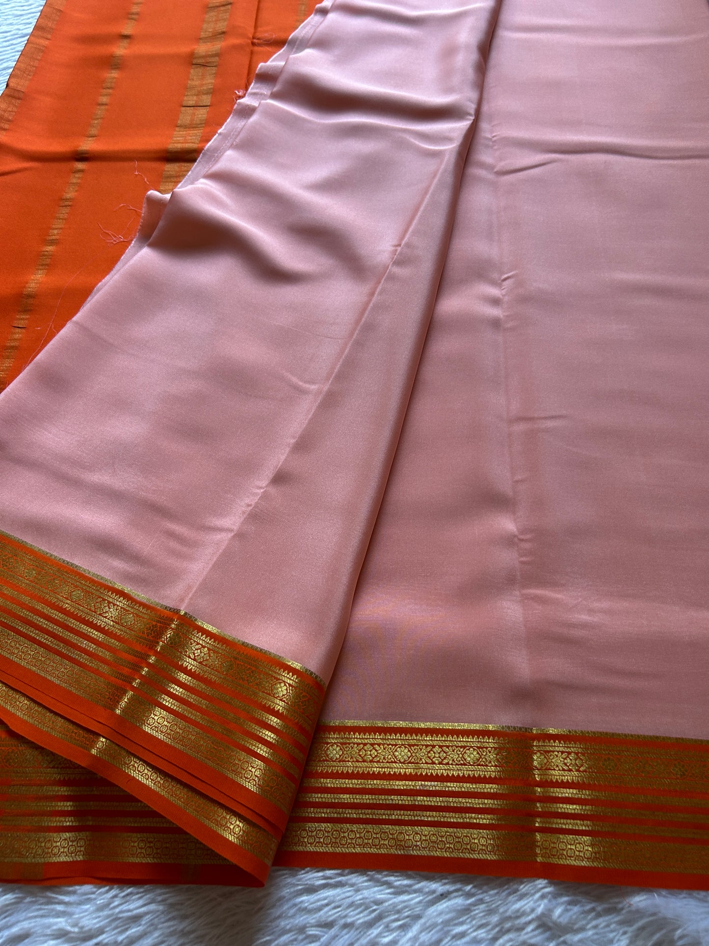 Vasanthi (2D) : Light peach-orange