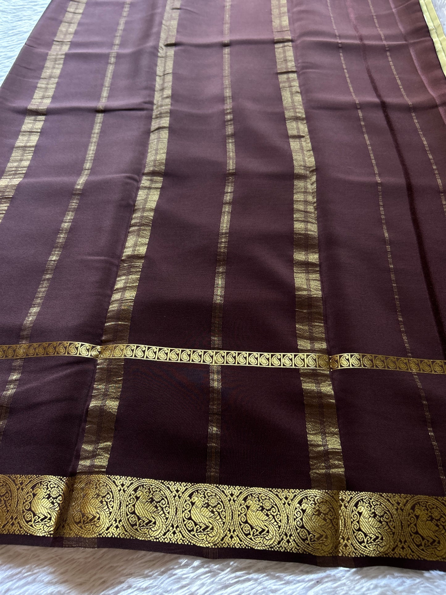 Mandakini (2D) : Off white-deep brown