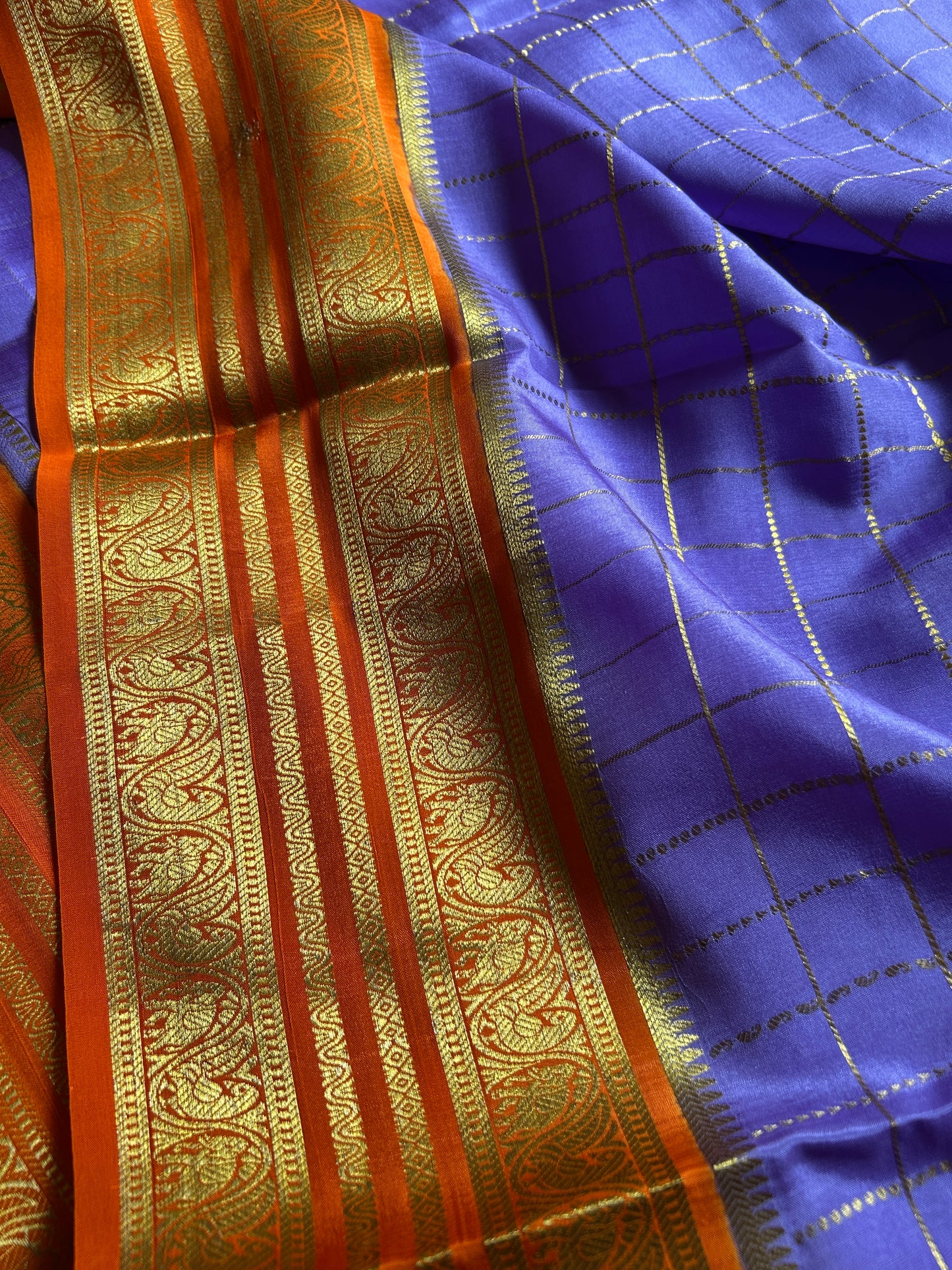 Ganga (3D) : Lavender blue-pink-orange