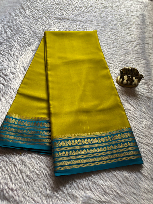 Manasa (2D) : Olive-ananda blue