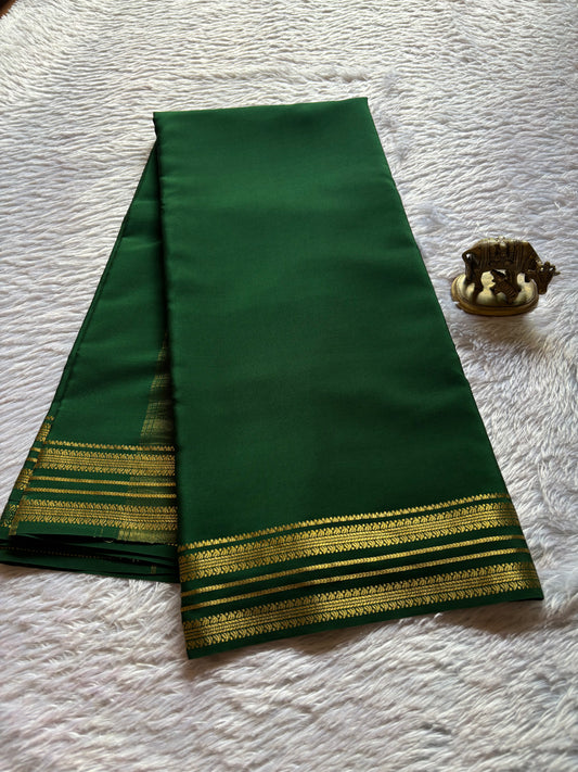 Raagini : Solid Bottle green