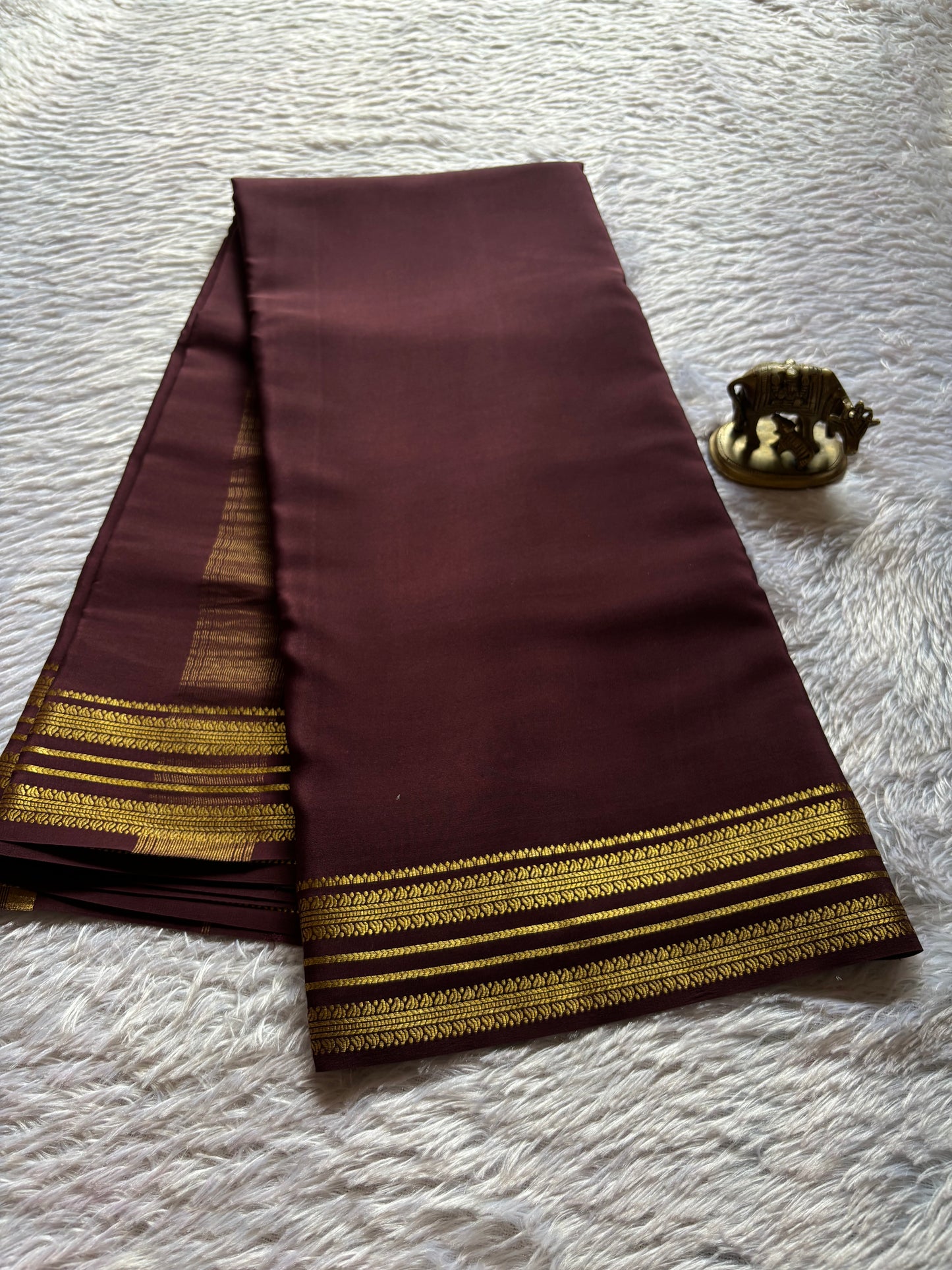 Raagini : Solid Chocolate brown