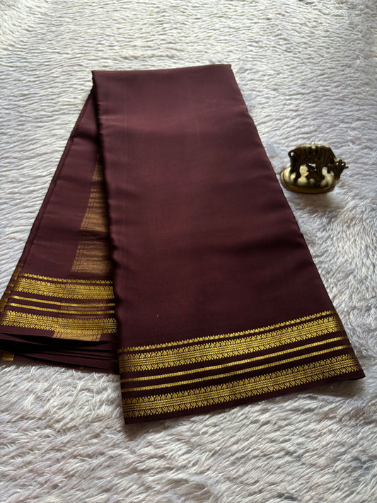Raagini : Solid Chocolate brown