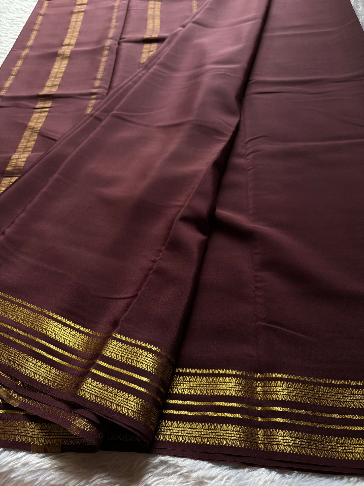 Raagini : Solid Chocolate brown