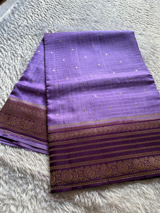 Semi Soft Silk (2D) : Dark lavender-wine