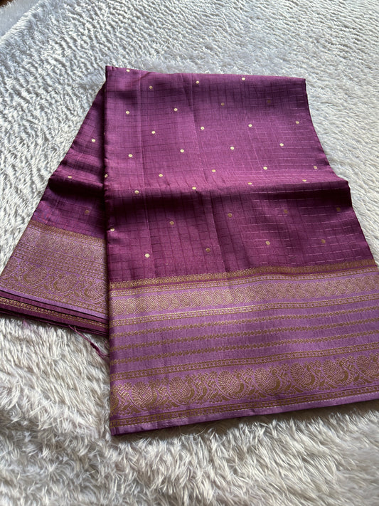 Semi Soft Silk (2D) : Plum-lavender