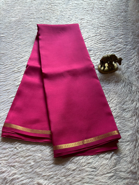 Mangala : Solid Hot pink