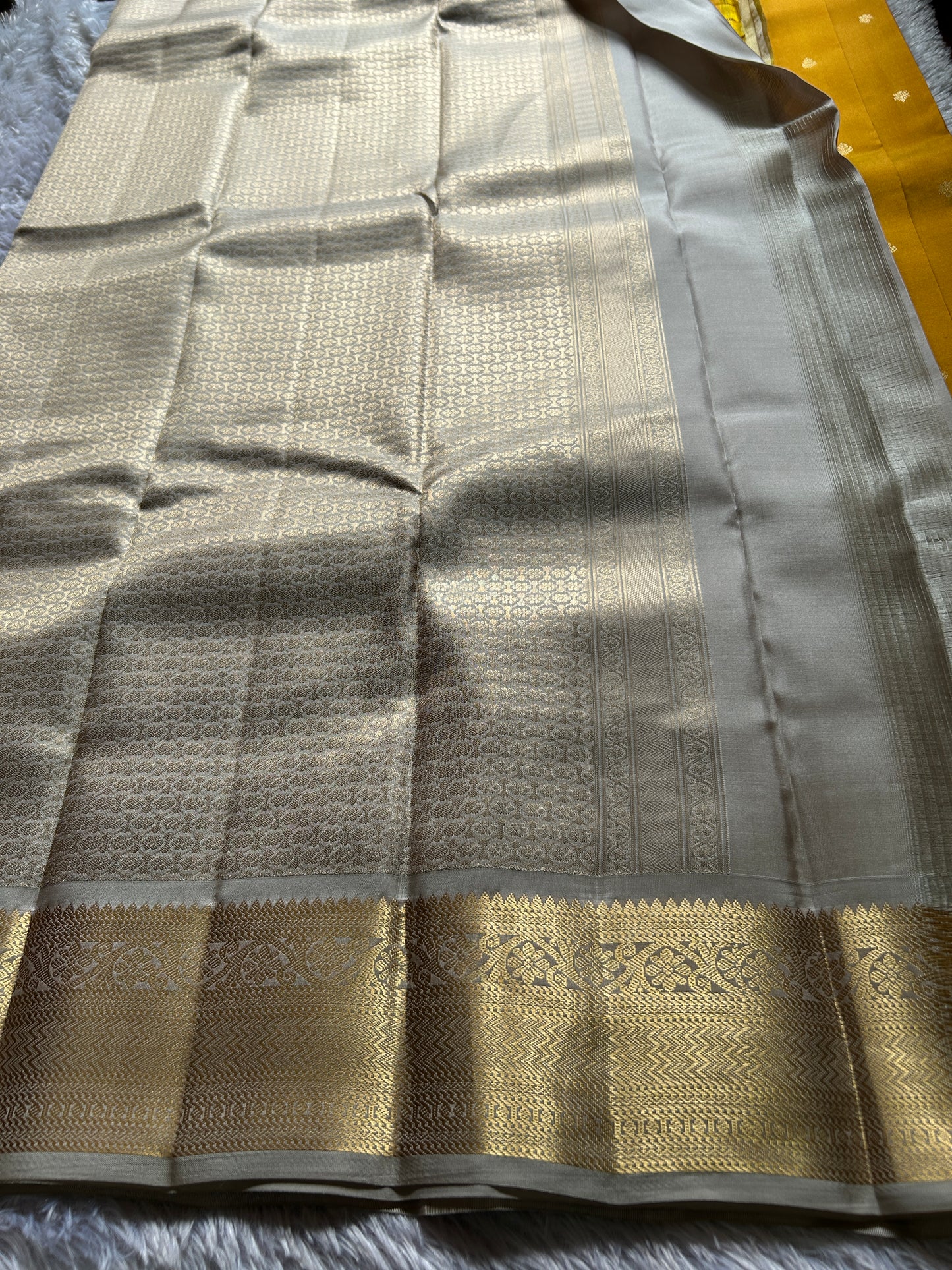 Harusha (2D) : Golden yellow-silver grey