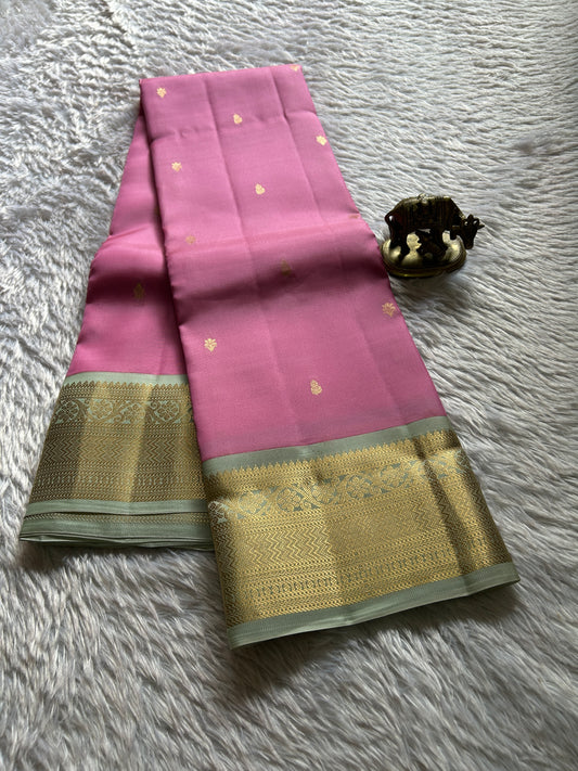 Harusha (2D) : Baby pink-silver grey