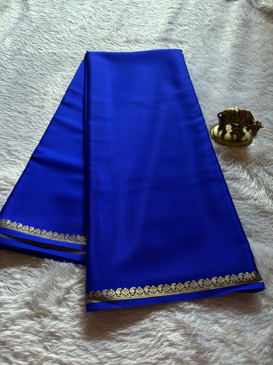 Vandana : Solid Royal blue