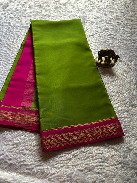 Shailaja (2D) : Mehendi green-rani pink