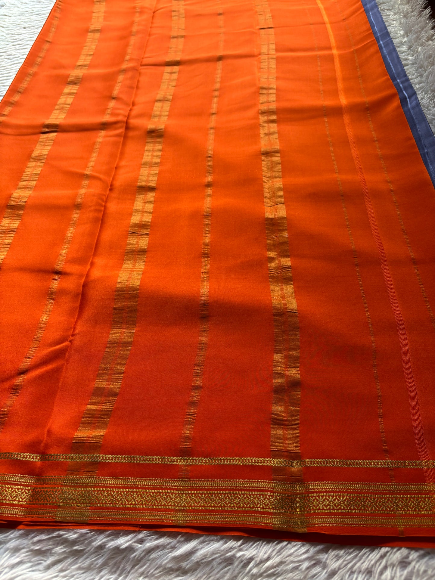 Shailaja (2D) : Bluish grey-orange