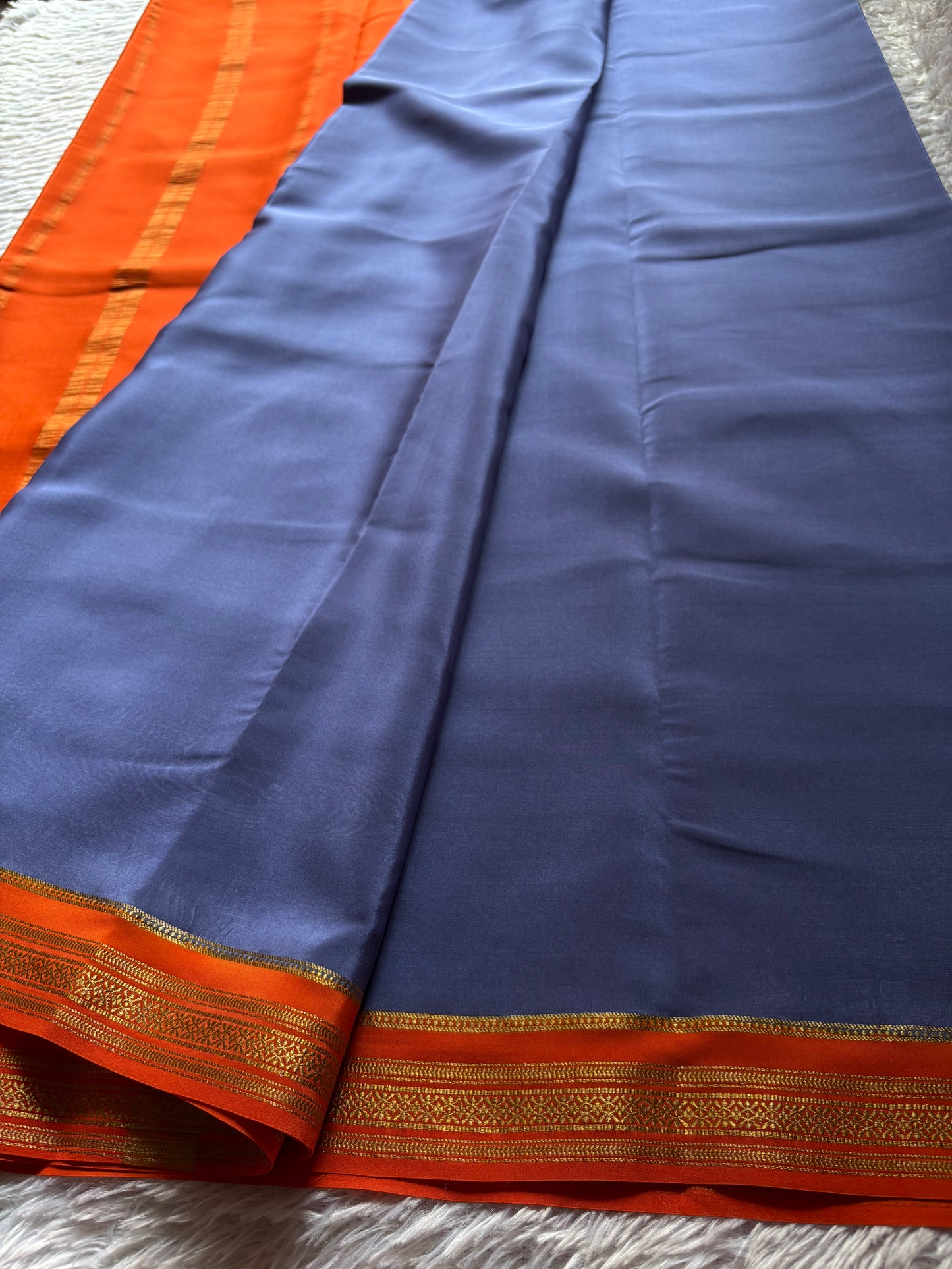 Shailaja (2D) : Bluish grey-orange