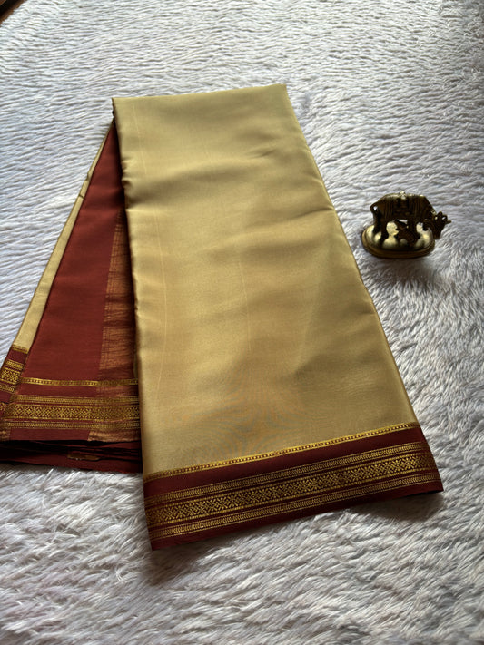 Shailaja (2D) : Beige-chocolate brown