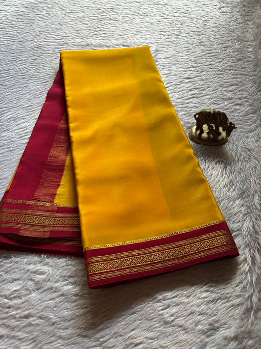 Shailaja (2D) : Golden yellow-maroon