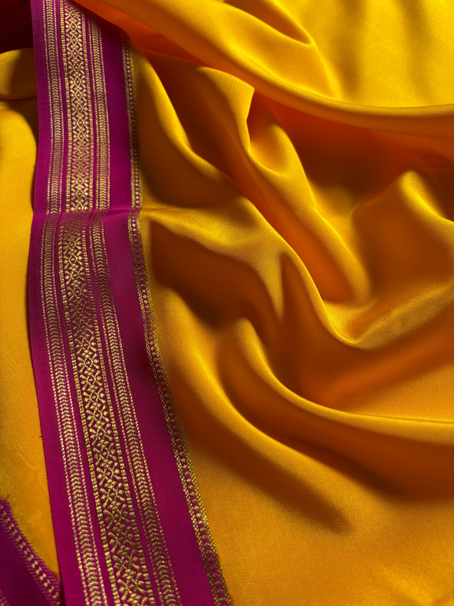 Shailaja (2D) : Golden yellow-rani pink