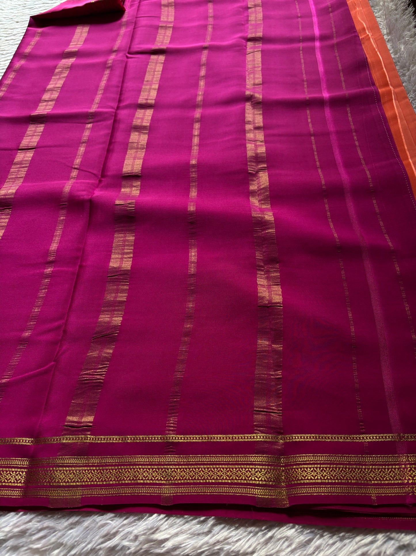 Shailaja (2D) : Coral orange-plum pink