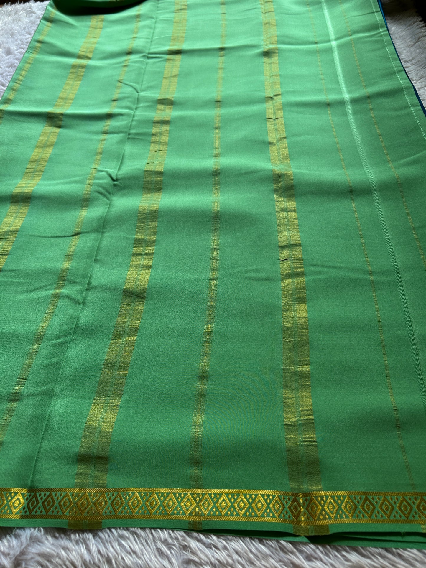 Nikhila (2D) : Teal blue-mint green