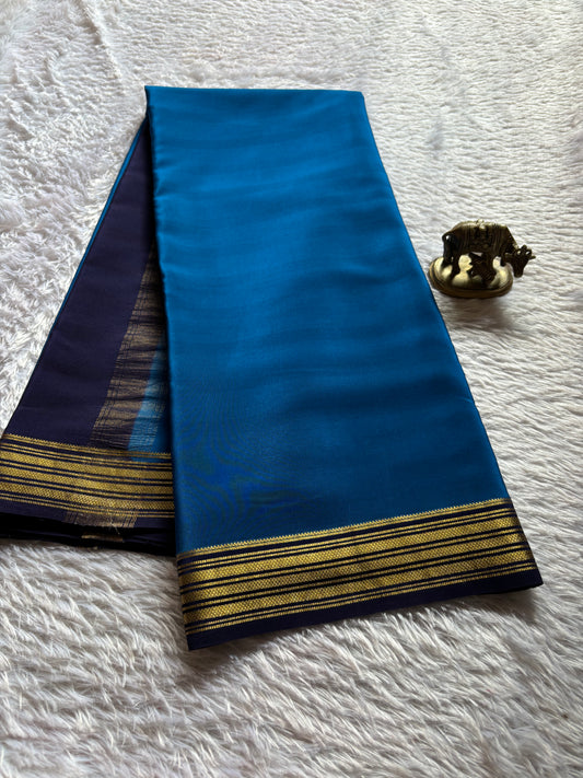 Ananya (2D) : Teal blue-deep blue