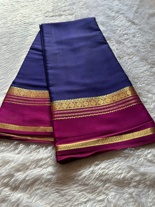 Daamini (2D): Navy blue-magenta
