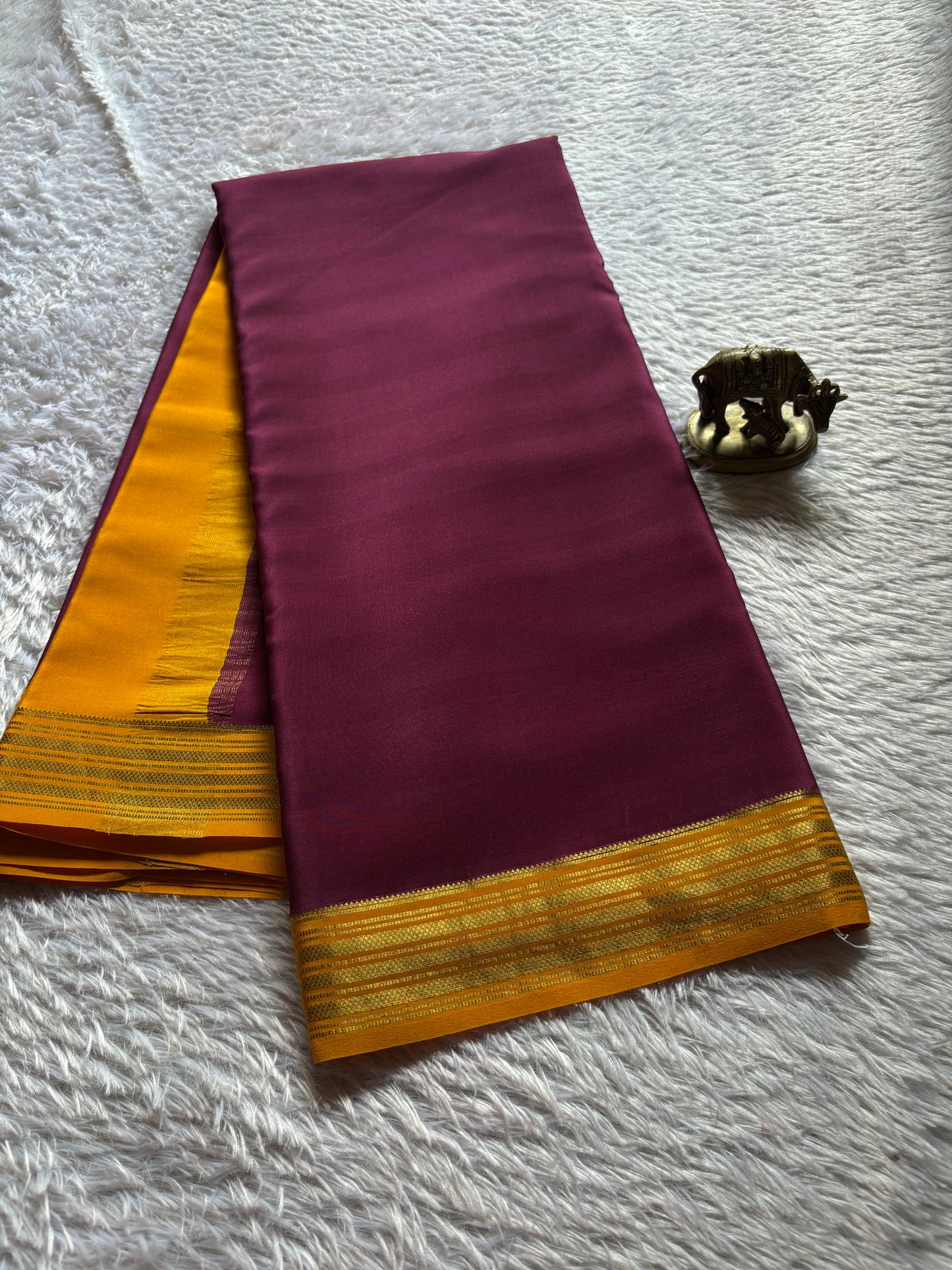 Ananya (2D) : Maroon-golden yellow