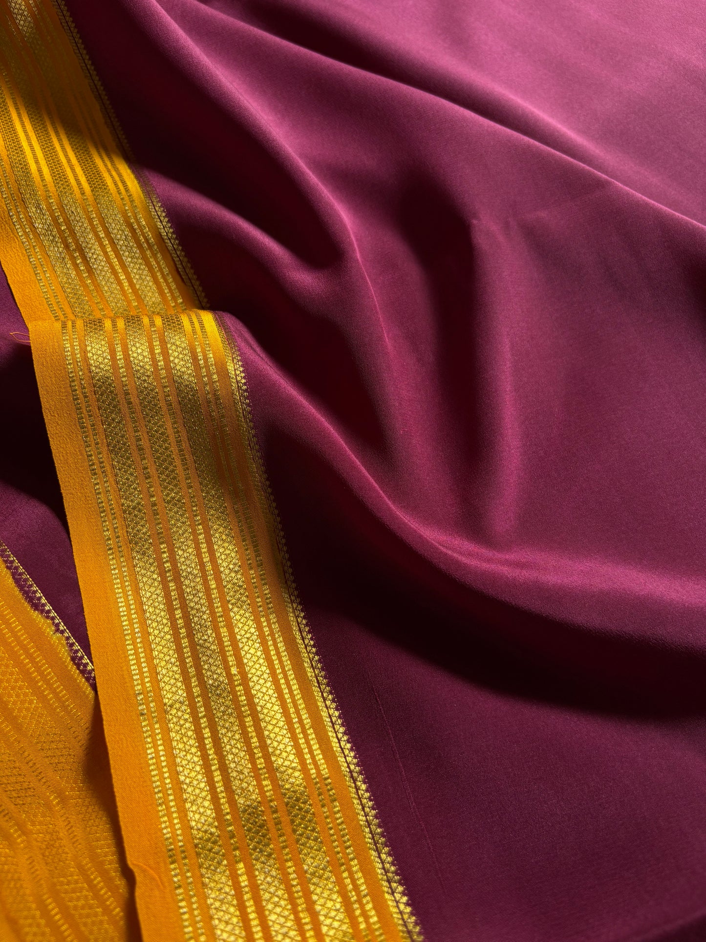 Ananya (2D) : Maroon-golden yellow