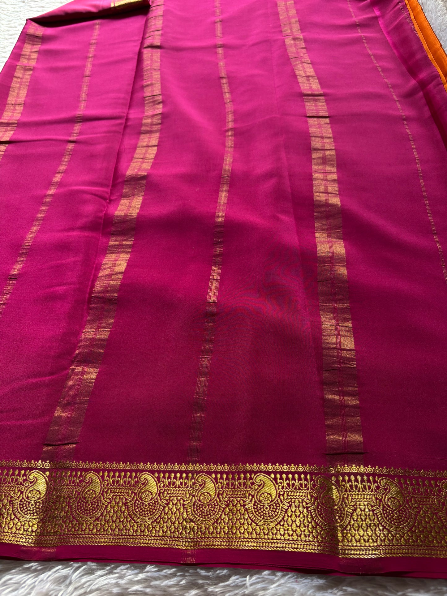 Swarna (2D) : Orange-rani pink