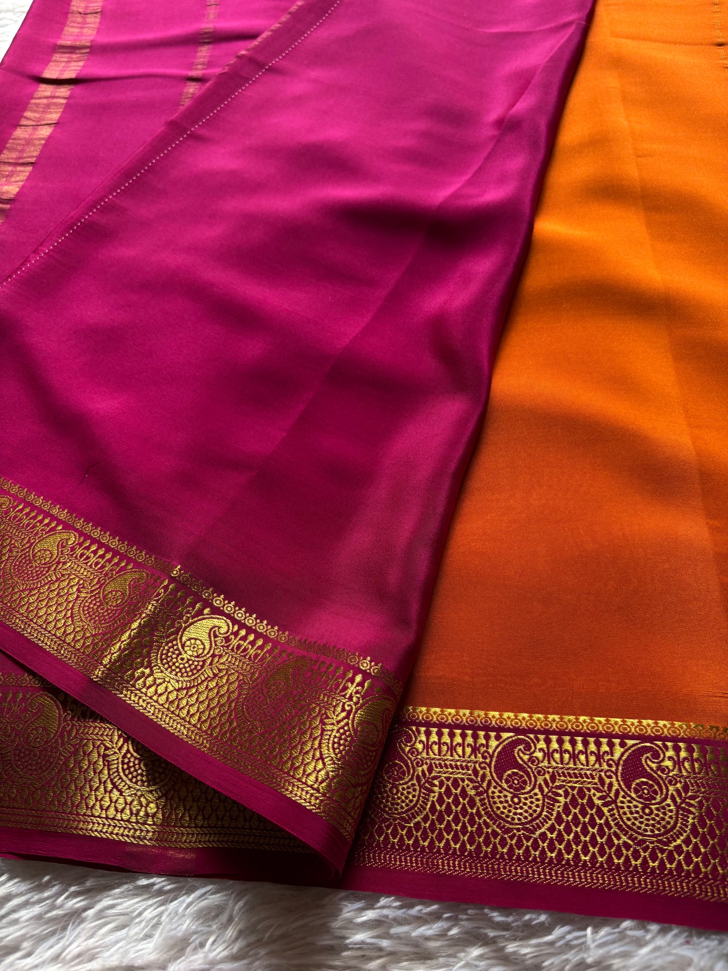 Swarna (2D) : Orange-rani pink