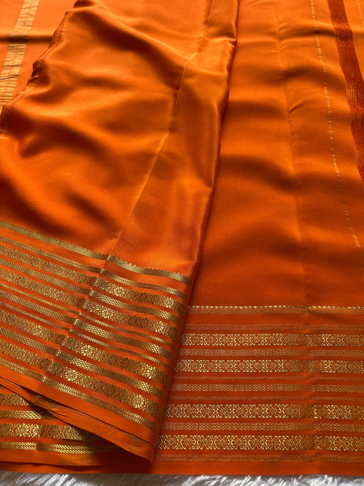 Parimala : Solid Orange