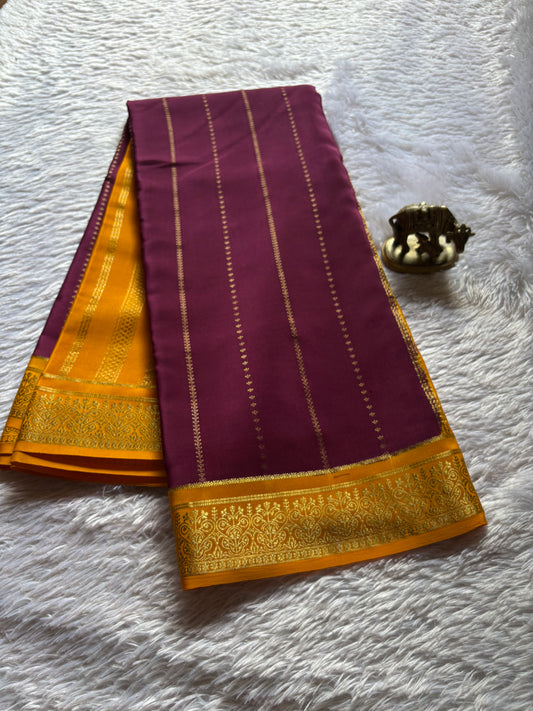 Anila (2D) : Maroon-golden yellow