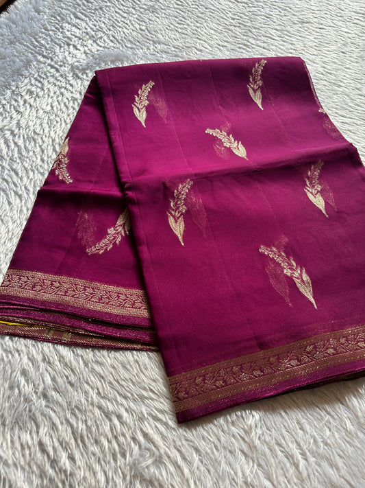 Soft Organza : Solid Maroon