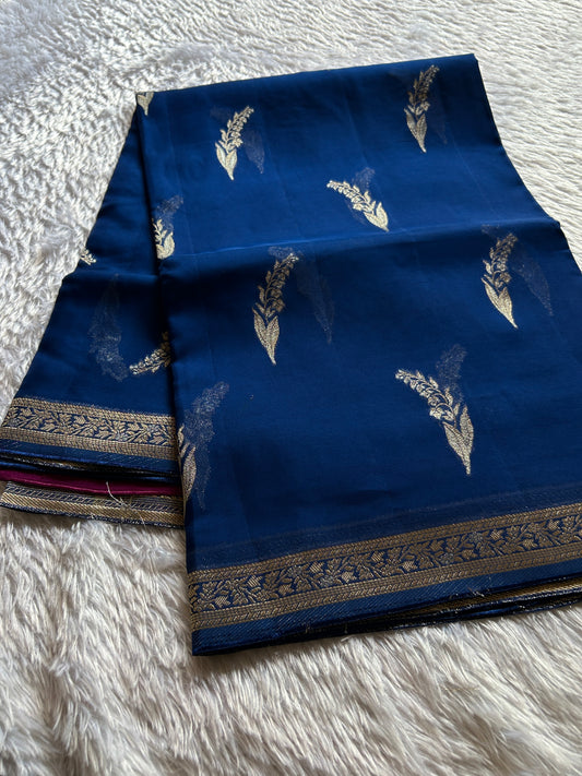 Soft Organza : Solid Sapphire blue